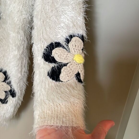 Sans souci fuzzy textured sweater - Picture 3 of 10